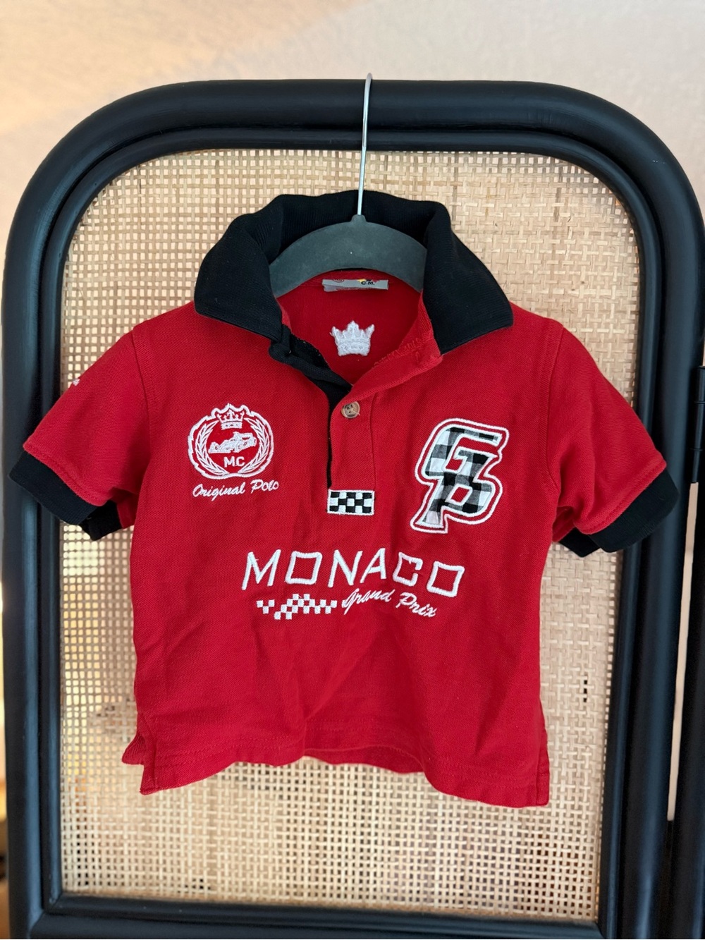 Grand Prix Toddler Baby Boys Monaco Polo Red 12 Months
